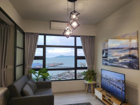 Kota Kinabalu Jesselton Quay Seaview with washing machine